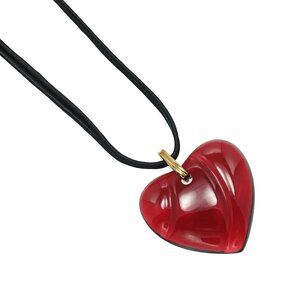 Baccarat heart Necklace crystal 29.5g Women
